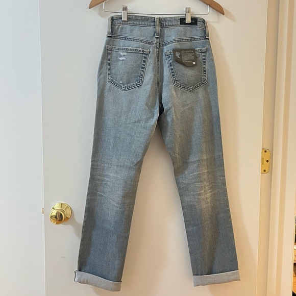 ALEXACHUNG x AG Mid-Rise Straight Leg Jeans w/ Tags - Picture 2 of 5